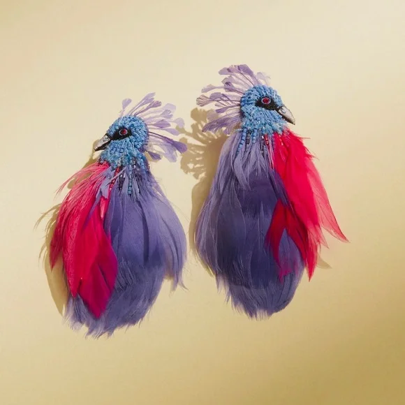 Mignonne Gavigan Harlow Bird Earrings - Picture 3 of 8